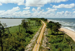 jezioro Kopań, morze